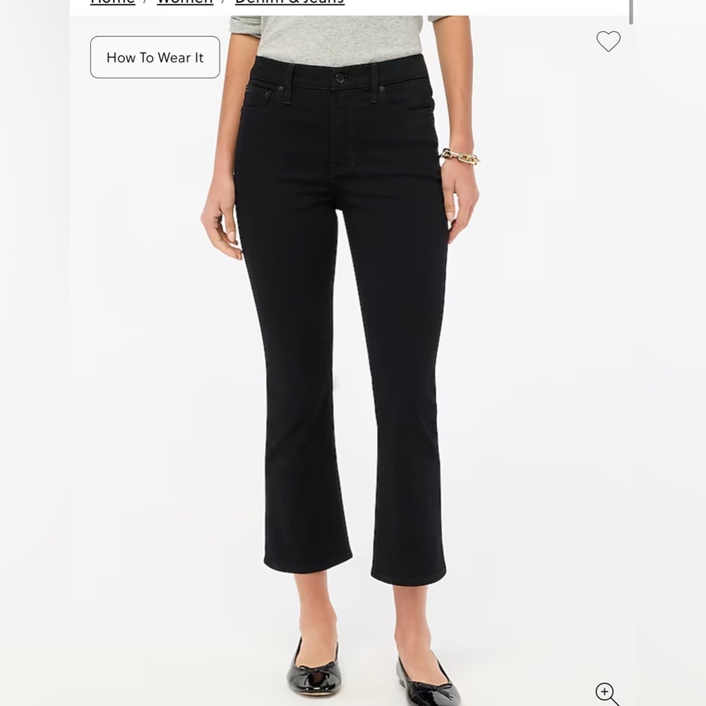 J. Crew Flare Crop